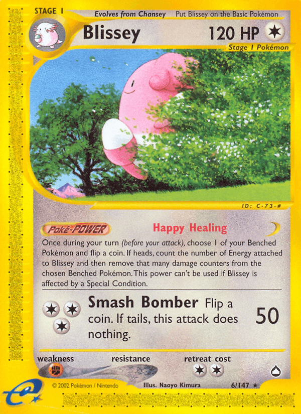 Blissey (6/147) [Aquapolis] - Doe's Cards
