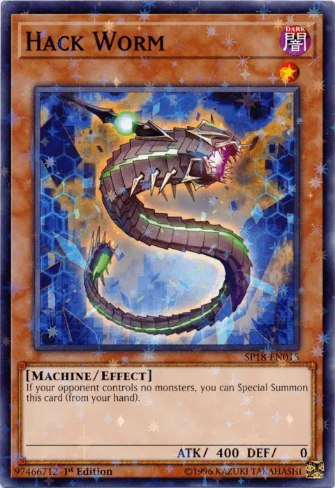 Hack Worm [SP18-EN015] Starfoil Rare - Doe's Cards