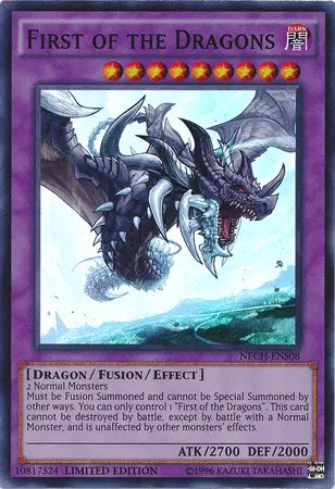 First of the Dragons (SE) [NECH-ENS08] Super Rare - Doe's Cards
