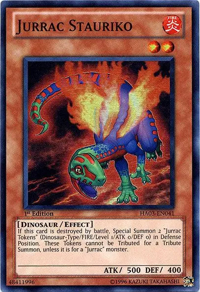 Jurrac Stauriko [HA03-EN041] Super Rare - Doe's Cards
