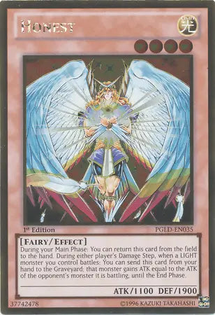 Honest [PGLD-EN035] Gold Rare - Doe's Cards