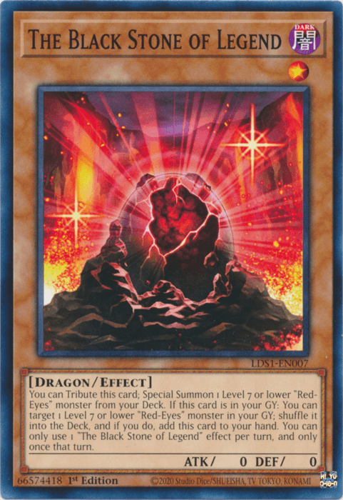 The Black Stone of Legend [LDS1-EN007] Common - Doe's Cards