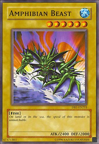 Amphibian Beast [DB1-EN211] Common - Doe's Cards