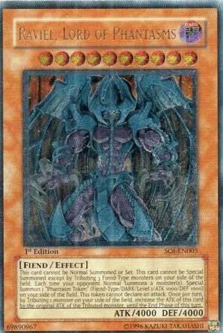 Raviel, Lord of Phantasms (UTR) [SOI-EN003] Ultimate Rare - Doe's Cards