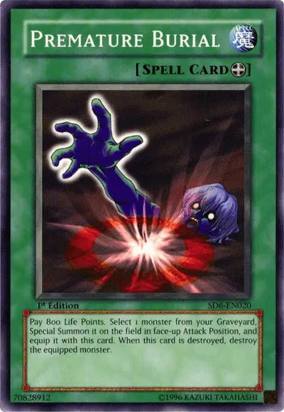 Premature Burial [SD6-EN020] Common - Doe's Cards