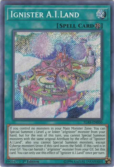 Ignister A.I.Land [IGAS-EN050] Secret Rare - Doe's Cards
