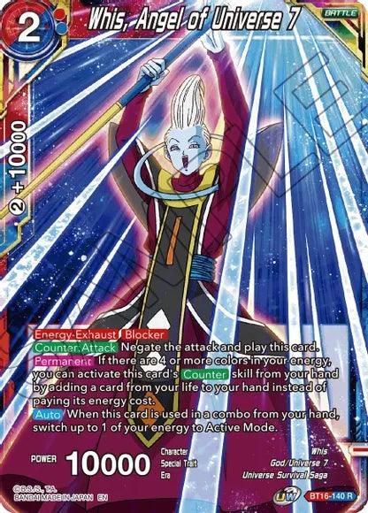 Whis, Angel of Universe 7 (BT16-140) [Realm of the Gods] - Doe's Cards