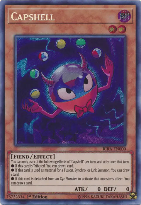 Capshell [RIRA-EN000] Secret Rare - Doe's Cards