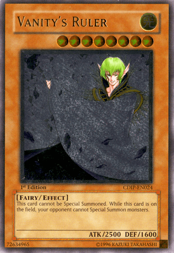 Vanity's Ruler [CDIP-EN024] Ultimate Rare - Doe's Cards