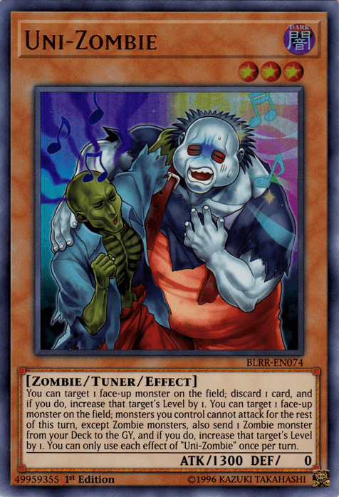 Uni-Zombie [BLRR-EN074] Ultra Rare - Doe's Cards