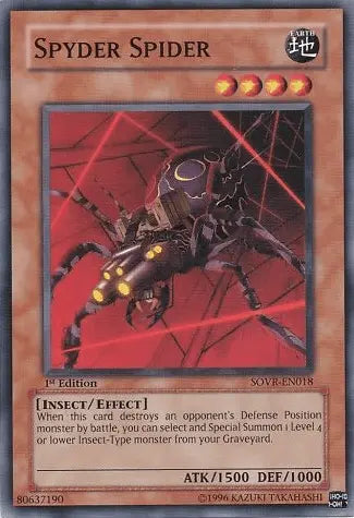 Spyder Spider [SOVR-EN018] Common - Doe's Cards