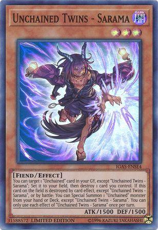 Unchained Twins - Sarama [IGAS-ENSE4] Super Rare - Doe's Cards