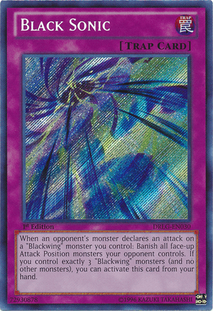 Black Sonic [DRLG-EN030] Secret Rare - Doe's Cards