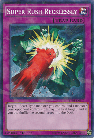 Super Rush Recklessly [BP03-EN219] Shatterfoil Rare - Doe's Cards