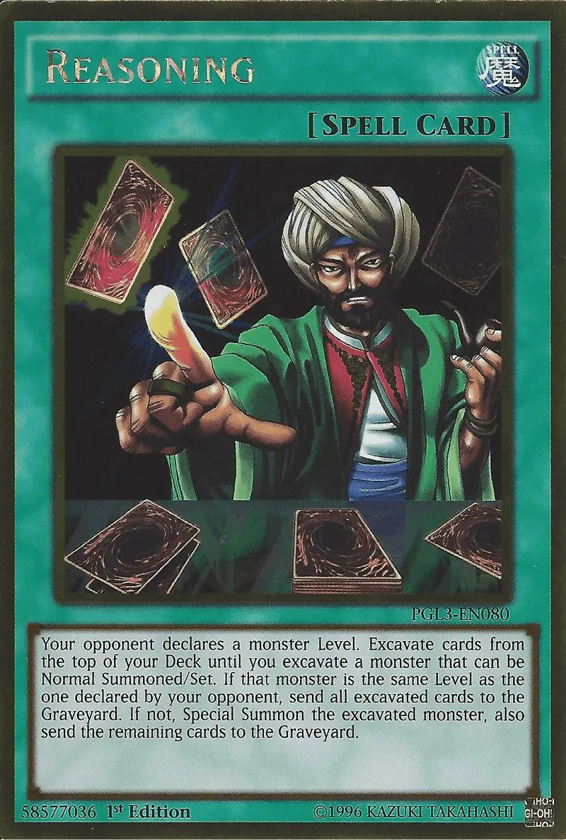 Reasoning [PGL3-EN080] Gold Rare - Doe's Cards