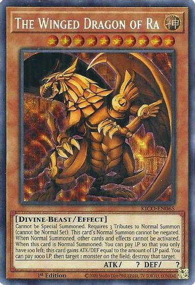 The Winged Dragon of Ra [KICO-EN065] Secret Pharaoh’s Rare - Doe's Cards