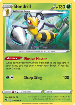 Beedrill (003/185) [Sword & Shield: Vivid Voltage] - Doe's Cards