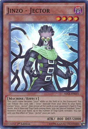 Jinzo - Jector [SECE-EN031] Super Rare - Doe's Cards