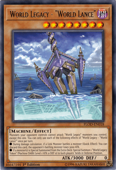 World Legacy - "World Lance" [FLOD-EN018] Rare - Doe's Cards