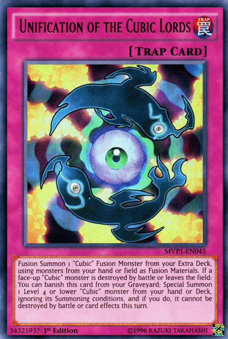 Unification of the Cubic Lords [MVP1-EN045] Ultra Rare - Doe's Cards