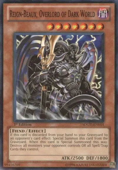Reign-Beaux, Overlord of Dark World [SDGU-EN014] Common - Doe's Cards