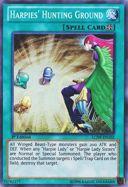 Harpies' Hunting Ground [LCJW-EN102] Super Rare - Doe's Cards