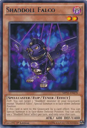 Shaddoll Falco [MP15-EN078] Rare - Doe's Cards