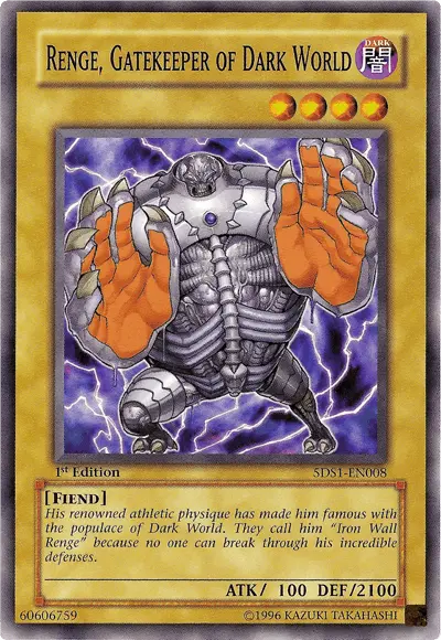 Renge, Gatekeeper of Dark World [5DS1-EN008] Common - Doe's Cards