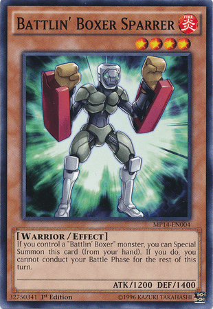 Battlin' Boxer Sparrer [MP14-EN004] Common - Doe's Cards