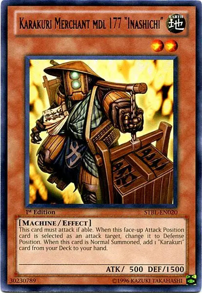 Karakuri Merchant mdl 177 Inashichi [STBL-EN020] Rare - Doe's Cards
