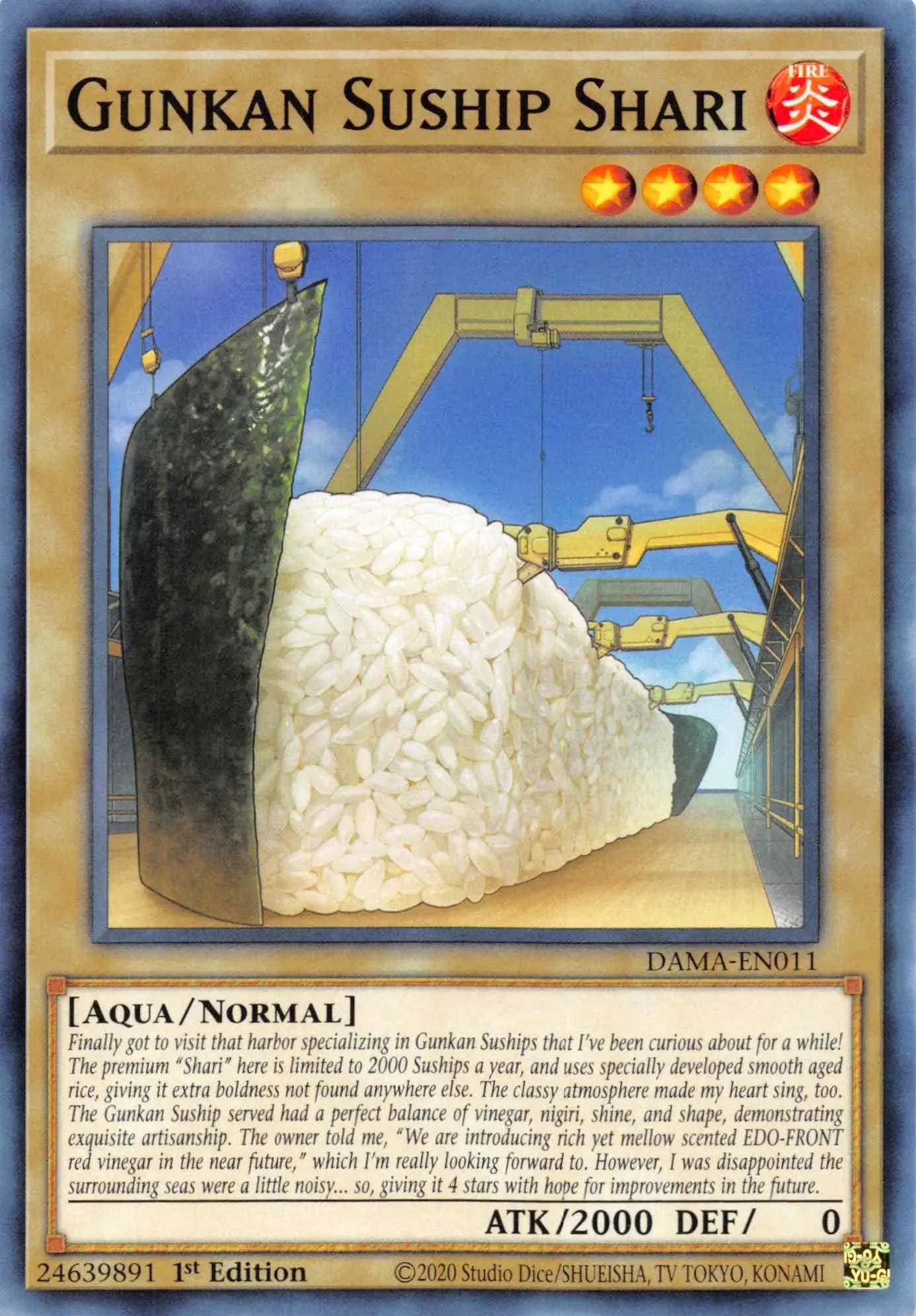 Gunkan Suship Shari [DAMA-EN011] Common - Doe's Cards