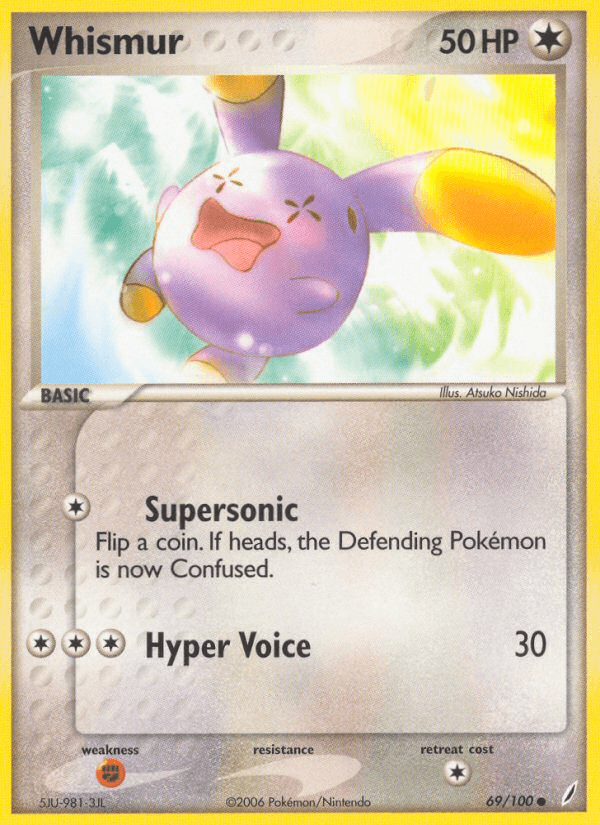 Whismur (69/100) [EX: Crystal Guardians] - Doe's Cards