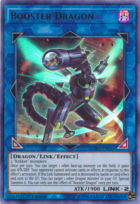 Booster Dragon [DUPO-EN025] Ultra Rare - Doe's Cards