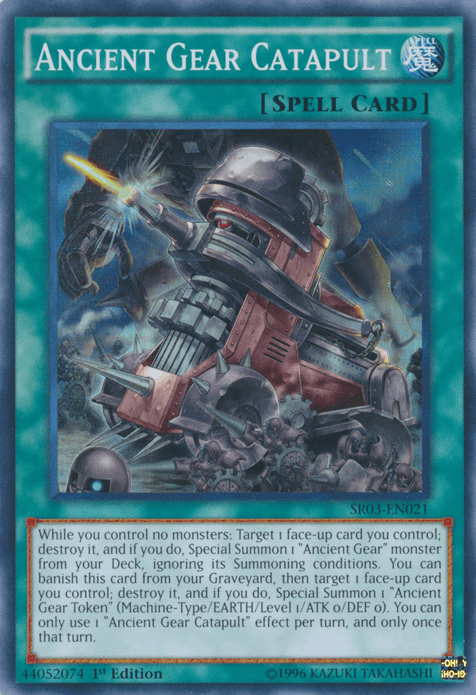 Ancient Gear Catapult [SR03-EN021] Super Rare - Doe's Cards