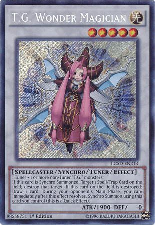 T.G. Wonder Magician [LC5D-EN213] Secret Rare - Doe's Cards