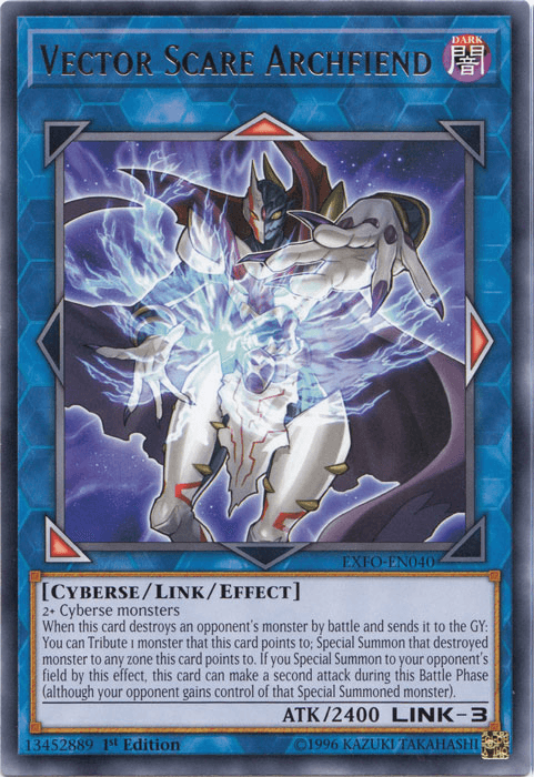 Vector Scare Archfiend [EXFO-EN040] Rare - Doe's Cards