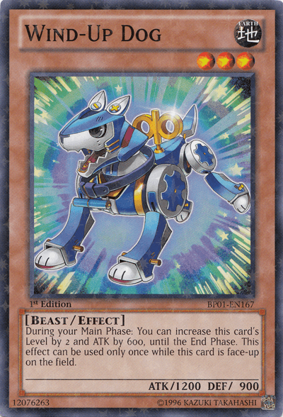 Wind-Up Dog [BP01-EN167] Starfoil Rare - Doe's Cards