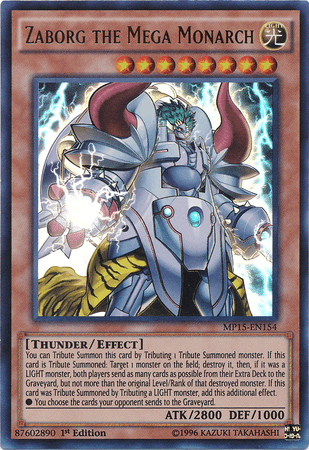 Zaborg the Mega Monarch [MP15-EN154] Ultra Rare - Doe's Cards