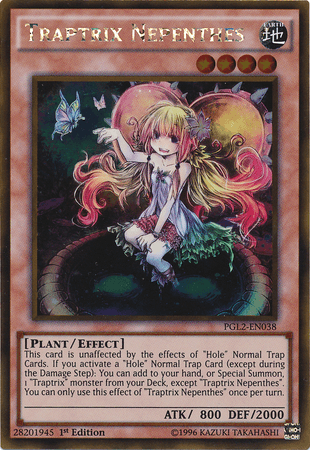 Traptrix Nepenthes [PGL2-EN038] Gold Rare - Doe's Cards