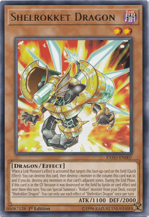Shelrokket Dragon [EXFO-EN007] Rare - Doe's Cards