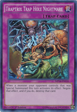 Traptrix Trap Hole Nightmare [MP14-EN110] Super Rare - Doe's Cards