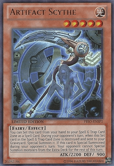 Artifact Scythe [PRIO-ENSP1] Ultra Rare - Doe's Cards