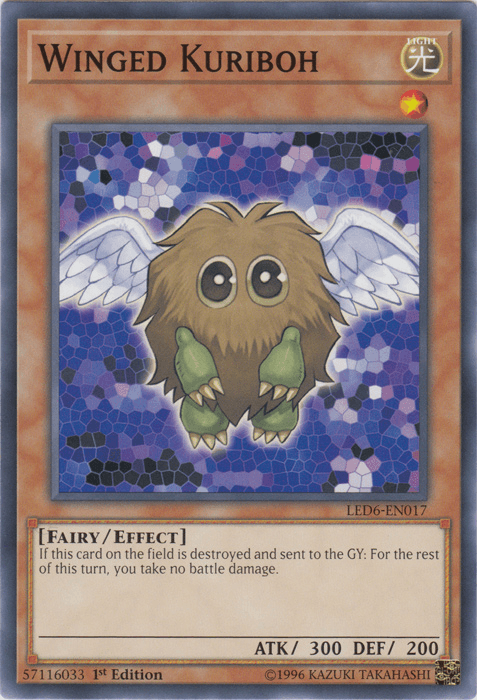 Winged Kuriboh [LED6-EN017] Common - Doe's Cards