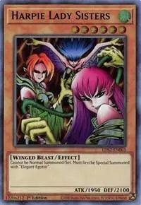 Harpie Lady Sisters (Green) [LDS2-EN065] Ultra Rare - Doe's Cards