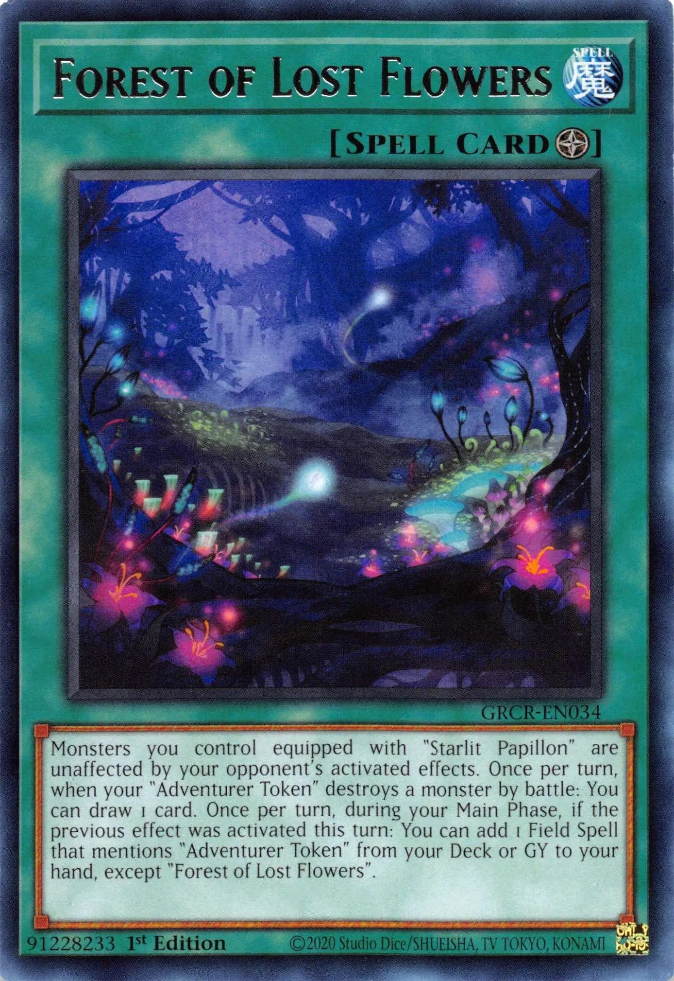 Forest of Lost Flowers [GRCR-EN034] Rare - Doe's Cards