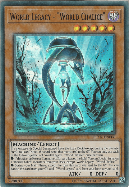 World Legacy - "World Chalice" [OP07-EN006] Super Rare - Doe's Cards