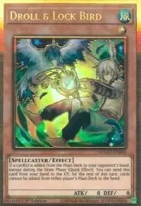 Droll & Lock Bird (Alternate Art) [MAGO-EN006] Gold Rare - Doe's Cards