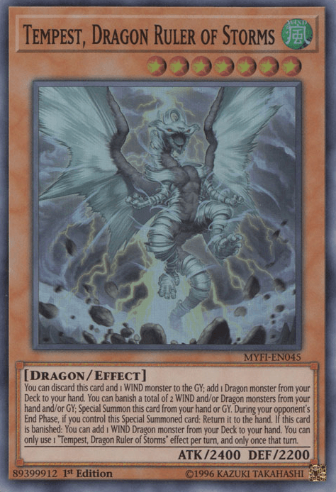 Tempest, Dragon Ruler of Storms [MYFI-EN045] Super Rare - Doe's Cards