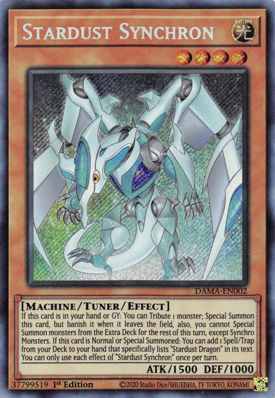 Stardust Synchron [DAMA-EN002] Secret Rare - Doe's Cards