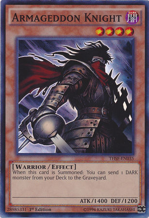 Armageddon Knight [THSF-EN035] Super Rare - Doe's Cards